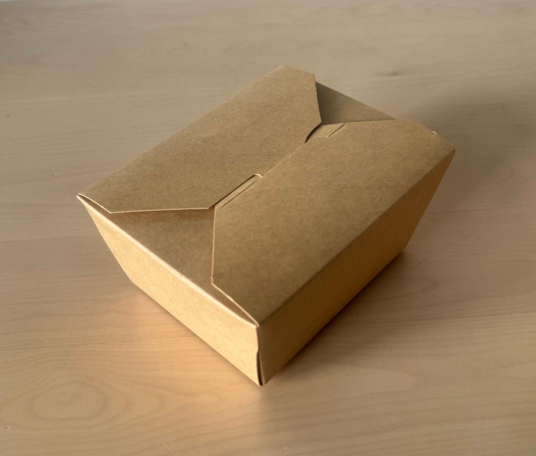 700A PAPER FOOD BOX开窗牛皮纸盒一次性餐盒700ml