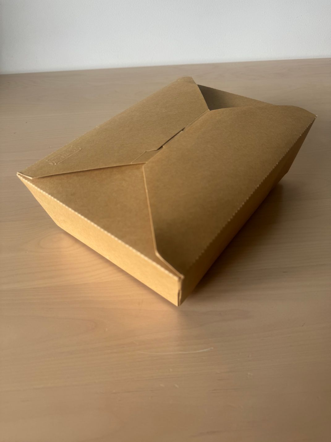 1200 PAPER FOOD BOX不开窗牛皮纸盒一次性餐盒1200ml