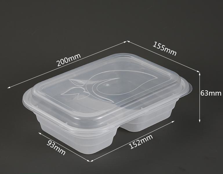 RECTANGLE CONTAINER注塑连体二格盒